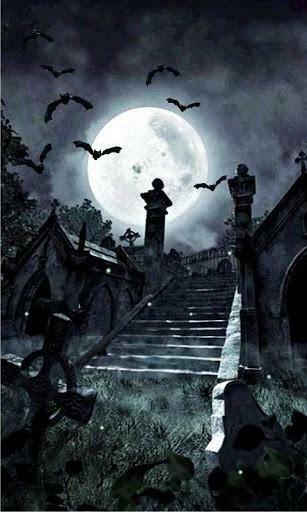 Bigger Gothic Cemetery Live Wallpaper For Android Screenshot
