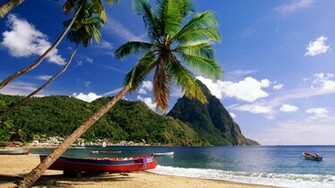 Caribbean Island Beach HD Wallpaper