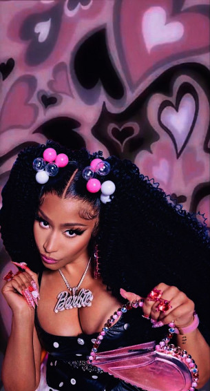Nicki Minaj Wallpaper Pink Print