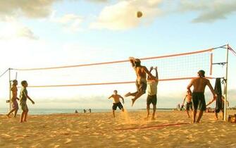 Volleyball Background Net