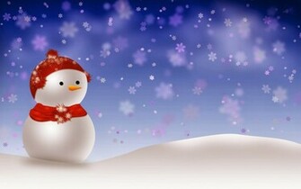 Snowmen Wallpaper Background