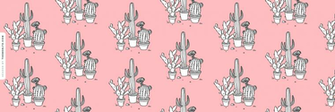 Cactus On Pink Ask Fm Background