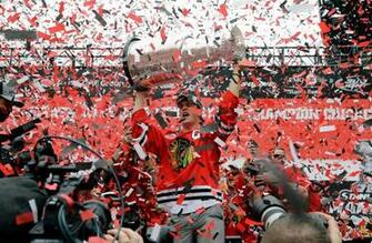 The Confetti Ends Blackhawks Stanley Cup Rally Us News