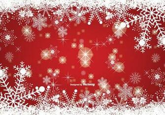 Snowy Christmas Background Vector Art