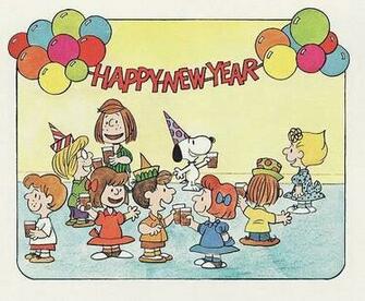 Peanuts Happy New Year Wallpaper