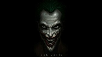 Dc Comics The Joker Fan Art Black Background Wallpaper