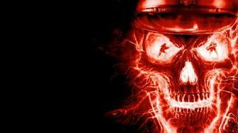 Fire Skulls Live Wallpaper That Brings The Scariest Background