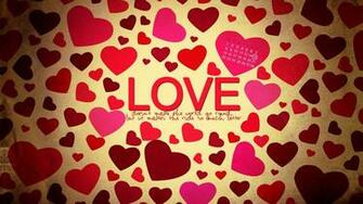 Valentine Hearts Wallpaper Background Royalty Stock Photos