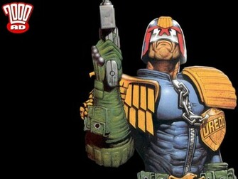 2000ad Wallpaper Where The Series Is Judge Dredd