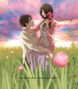 Commission Eren And Mikasa By Neldorwen