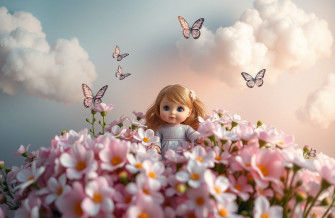 Cute Doll Wallpaper