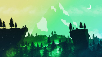 Green Nature Minimal Fox 4k Wallpaper HD Artist
