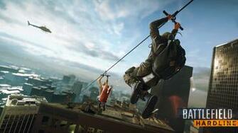 Wallpaper Papel De Parede Battlefield Hardline Game Tiro Da