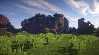 Minecraft World Background HD Wallpaper
