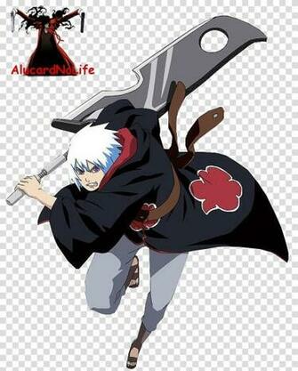 Suigetsu Hozuki Akatsuki Naruto Character Illustration