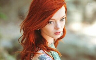Tattooed Redhead Wallpaper Girl