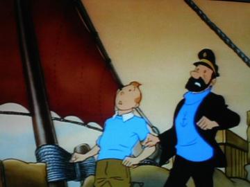 The Red Sea Sharks Tintin Wallpaper