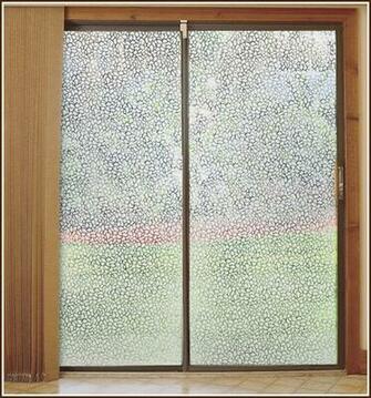 Glass Clear Film Pebble Etched See Through Window