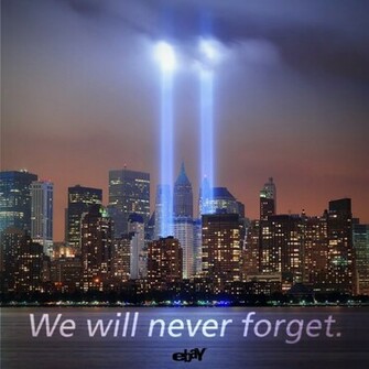 Never Forget Wallpaper Twin Tower Lights September Jpg