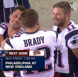 Tom Brady Julian Edelman Danny Amendola New England