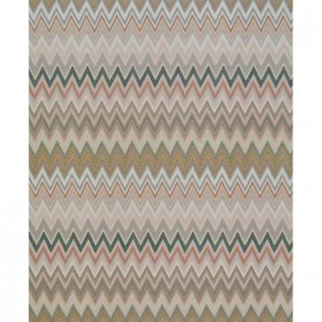 Shop Zig Zag Multicolore Wallpaper In X Ft Sq