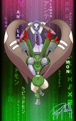 Digivolving Like Rabbits By Pixelmagus Digimon