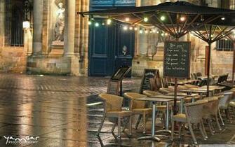 French Cafe Wallpaper