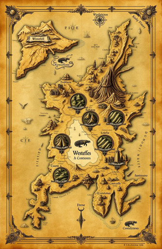 Westeros Map Wallpaper