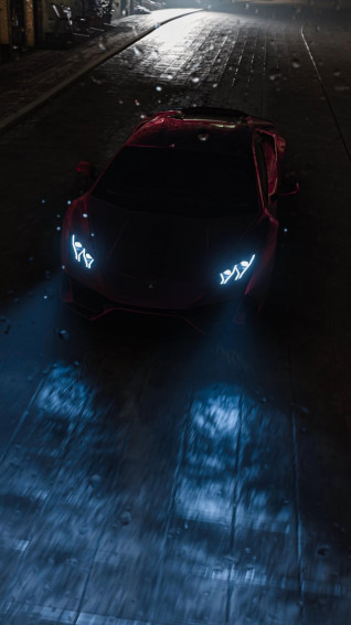 Lambo Huracan At Night R Forza