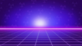Abstract Purple Neon Wallpaper