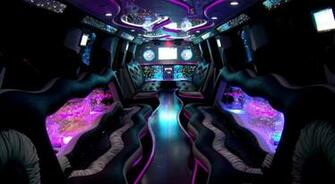 Hummer Limousine In Sunset HD Wallpaper Background Titan