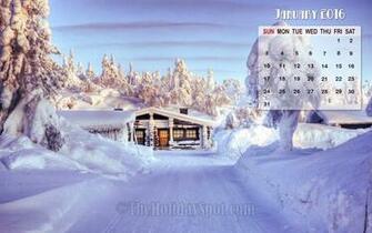 January Calendar Wallpaper