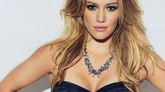 Hilary Duff Blonde Actress Full HD Desktop Wallpaper 1080p