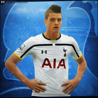 Erik Lamela Vector By Hkm Graphicstudio