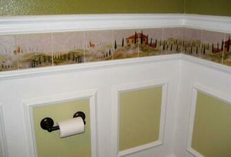 Pink Wallpaper Web Bathroom Borders