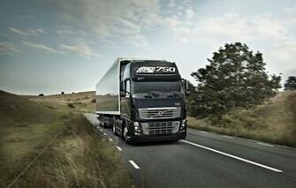 Wallpaper Road Field Track Truck Volvo The Trak