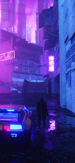 Cool Neon Aesthetic iPhone Wallpaper