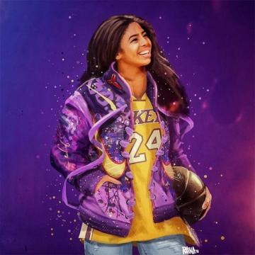 Powerful Kobe Gianna Bryant Fan Art Created To Honor Their