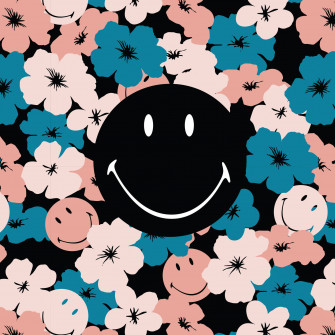 Preppy Smiley Face Wallpaper