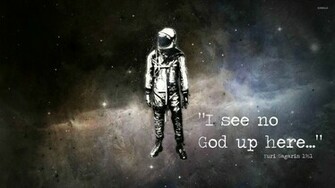 Yuri Gagarin Wallpaper Typography