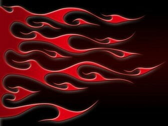 Red And Black Flames On Tribalby Jbensch