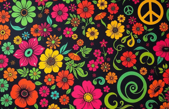 Vintage Hippie Aesthetic Wallpaper