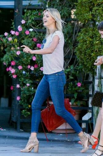 Kelly Rohrbach Leaving The Ivy Restaurant Gotceleb