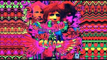 Psychedelic Cream Disraelie Gears Wheels Of Fire Art