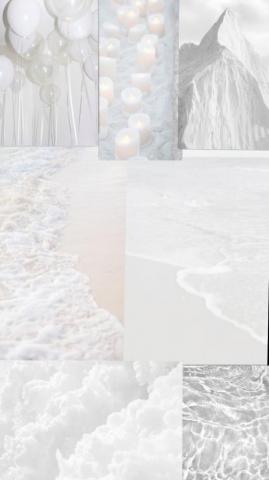 Water Aesthetic White Wallpaper On