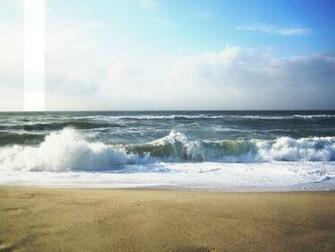 Beach Ocean Sea Waves Nature Beaches HD Desktop Wallpaper