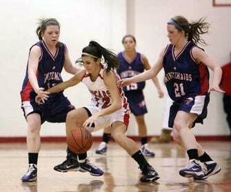 Basketball Player Girls In Action HD Wallpaper