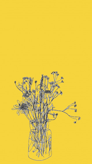 Pastel Yellow Aesthetic Wallpaper