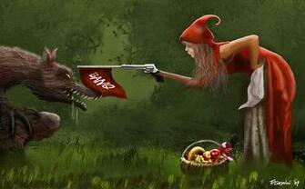 Little Red Riding Hood Hq Wallpaper