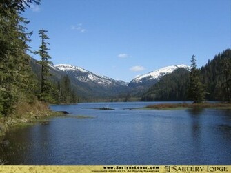 Manzanita Lake In Southeast Alaska Desktop Wallpaper